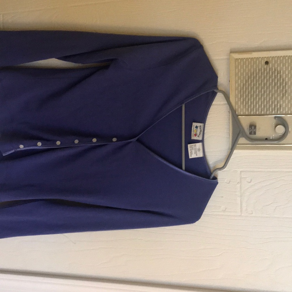purple button down
